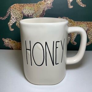 Rae Dunn M Stamped Honey Mug